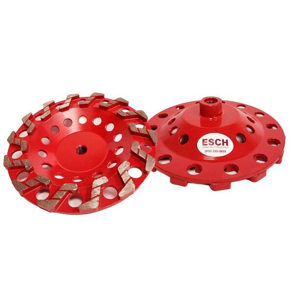 CSSEG S-Segment Diamond Cup Wheel for concrete removal 5" and 7" cup wheel