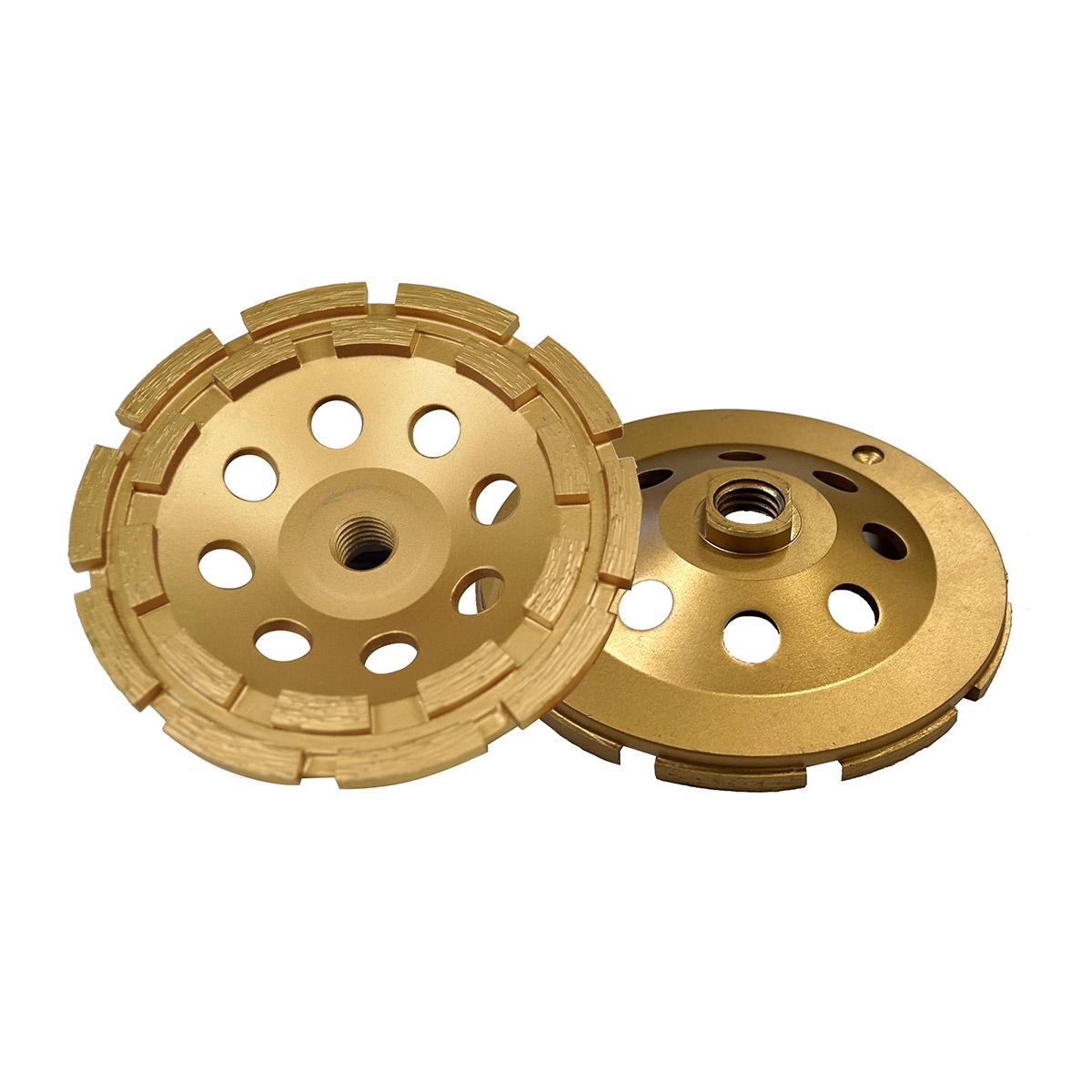 Esch Double Row Diamond Cup Wheel - 30/80 Grit - 4