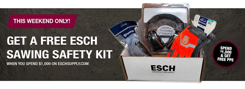 Esch Sawing Safety Kit Free Labor Day Weekend Deal