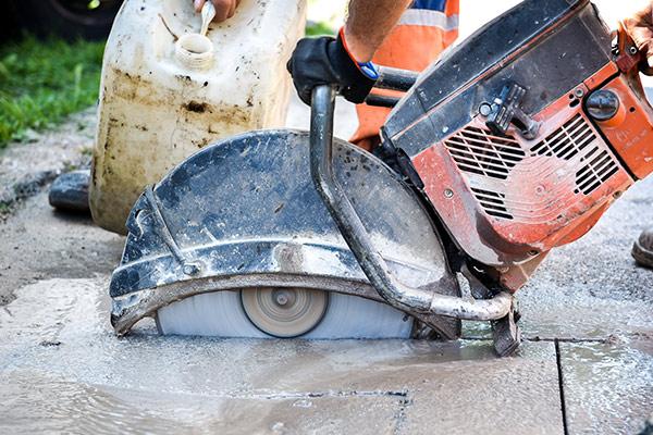 Concrete cutting application